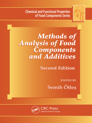 cover image of Methods of Analysis of Food Components and Additives